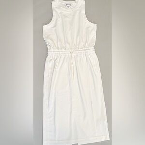 Athleta Seasoft Midi Dress, Magnolia White